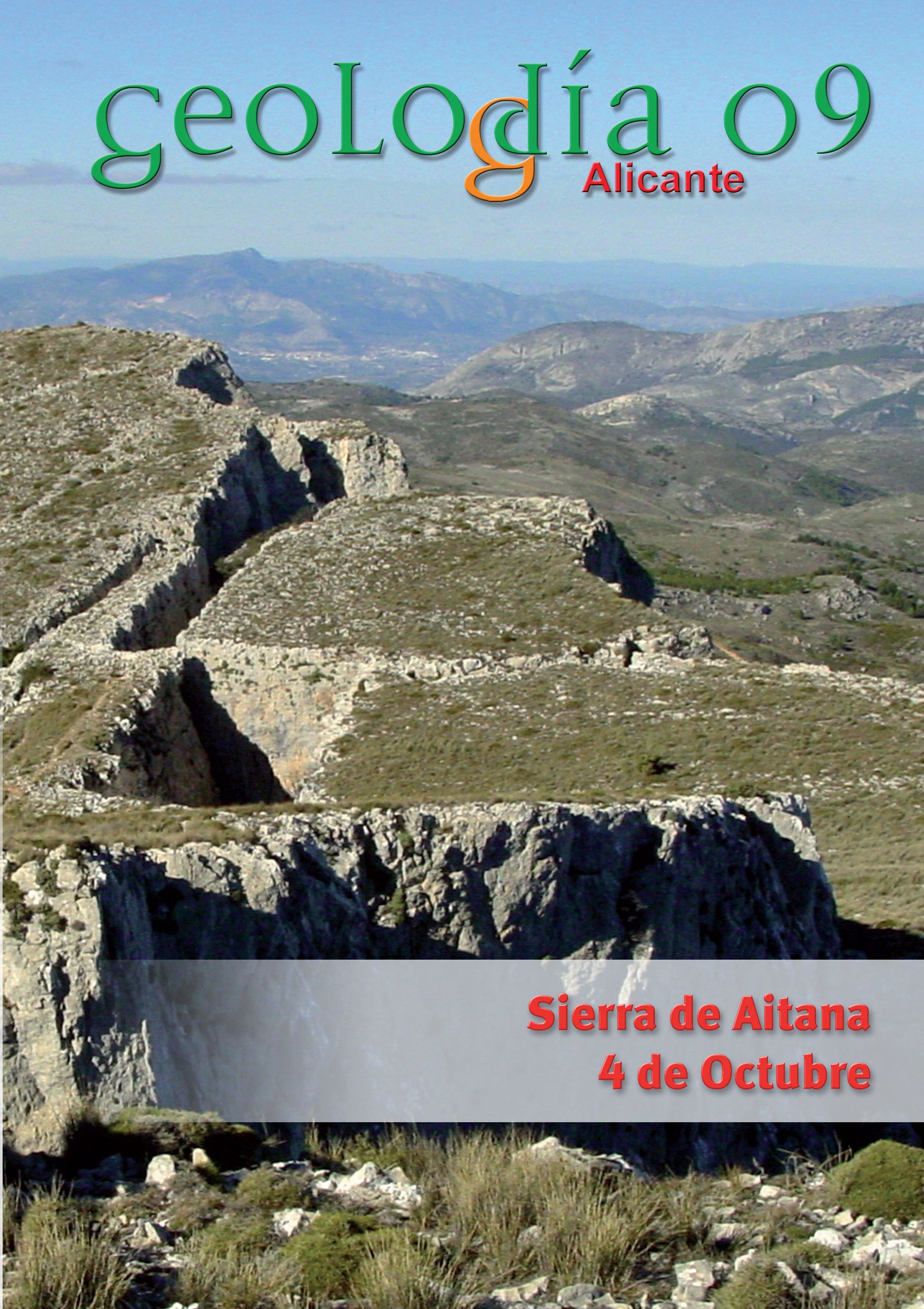 Portada de GEOLODÍA AITANA 2009