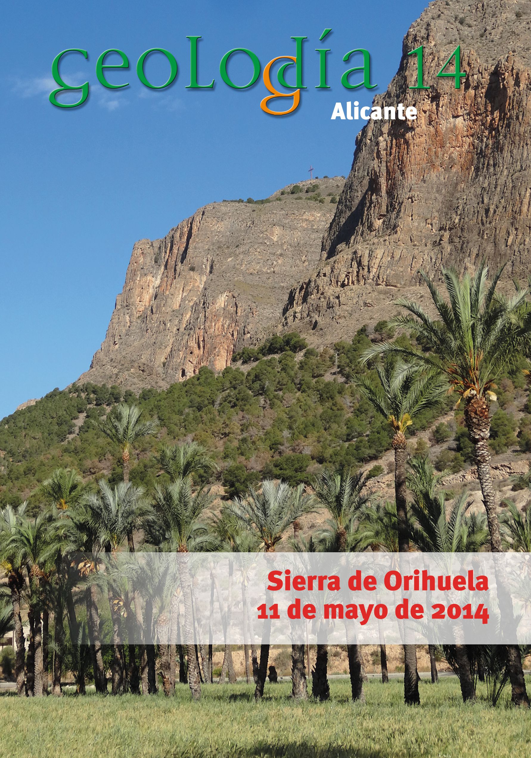Portada de GEOLODÍA ORIHUELA 2014