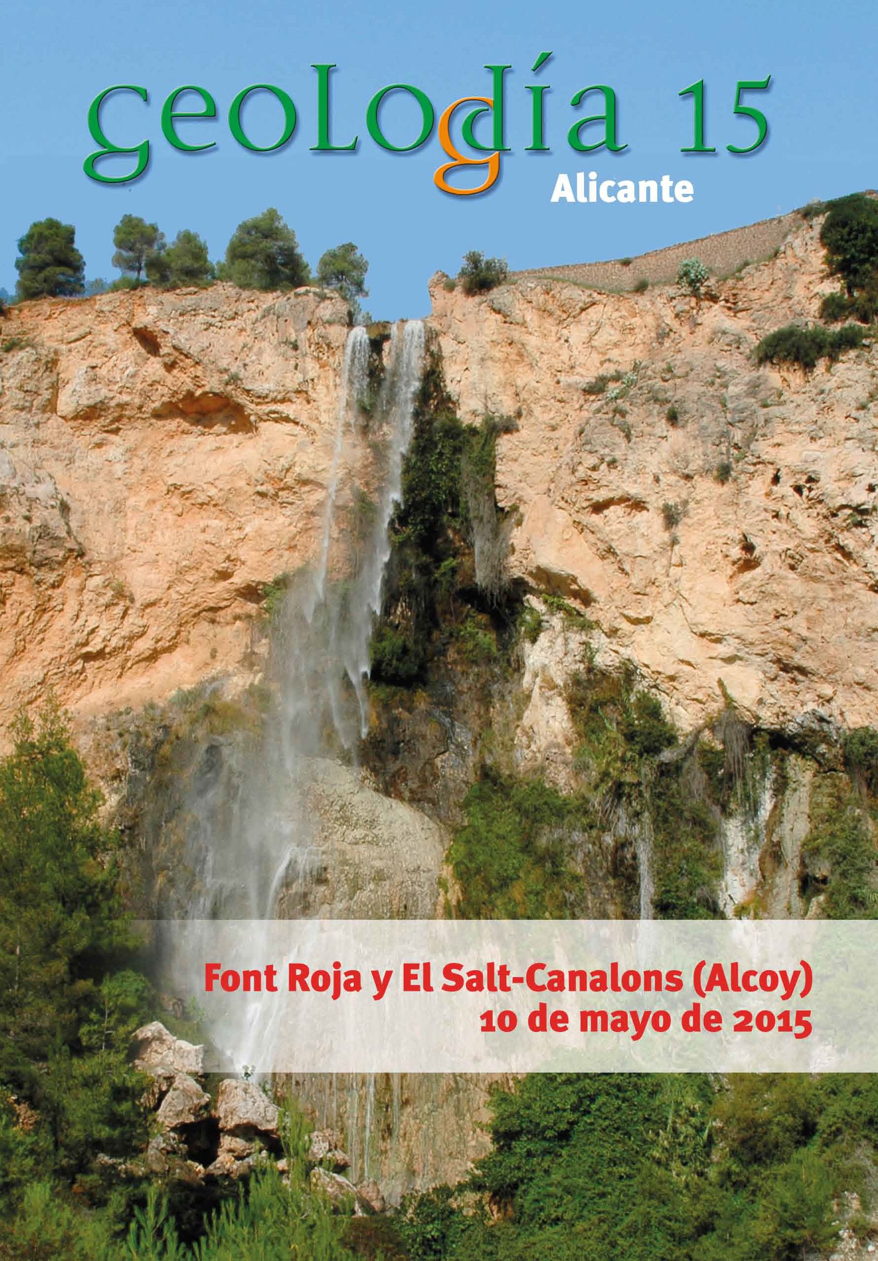 Portada de GEOLODÍA ALCOY 2015