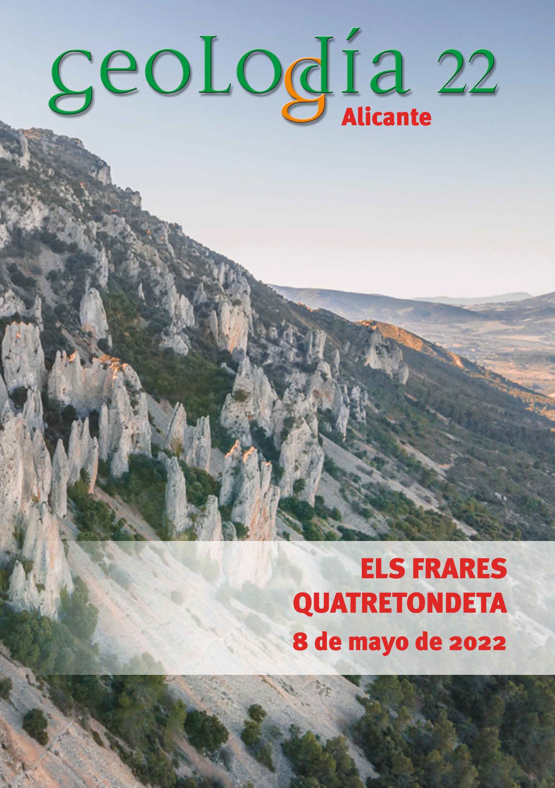 Portada de GEOLODÍA ELS FRARES QUATRETONDETA 2022