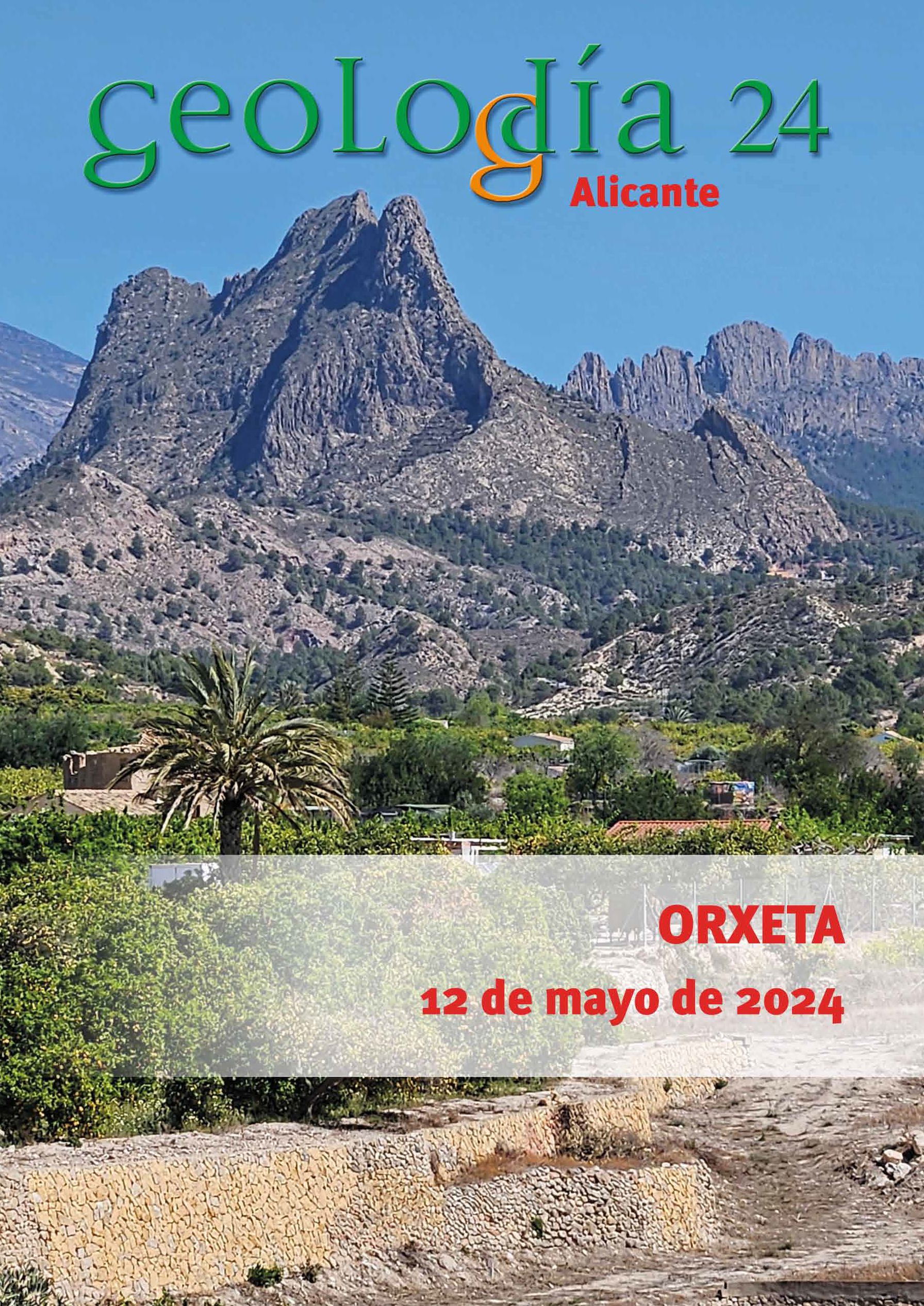 Portada de GEOLODÍA ORXETA 2024